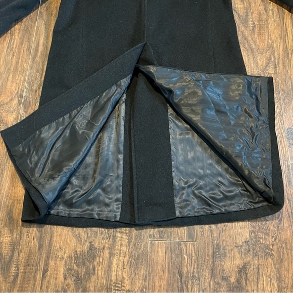 Christian Aujard Cashmere Blend Double Breasted Overcoat Mens 42 Black - Picture 8 of 16